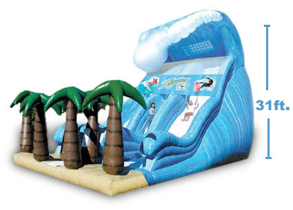 Tsunami Inflatable Slide - Thrill Zone Entertainment